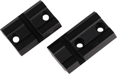 Weaver Base Top Mount Pair for Mossberg 500 Shotgun with Black Matte Finish