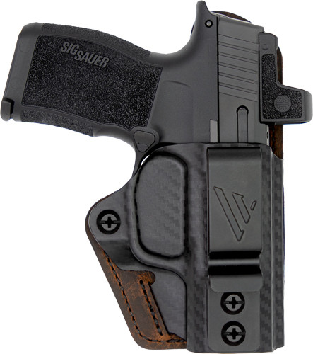 VersaCarry Compound Custom IWB Holster for SIG Sauer P365 - Brown Leather Inside Waist Band Carry