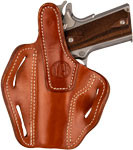 1791 Gunleather BHX Thumb Break Belt Holster for 1911 5-inch Pistols - Brown Leather, Outside Waistband, Right Hand