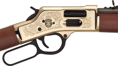 Henry Big Boy Brass .357 Magnum / .38 Special Lever-Action Sporting Rifle with Octagon Barrel and 20-inch Barrel Length