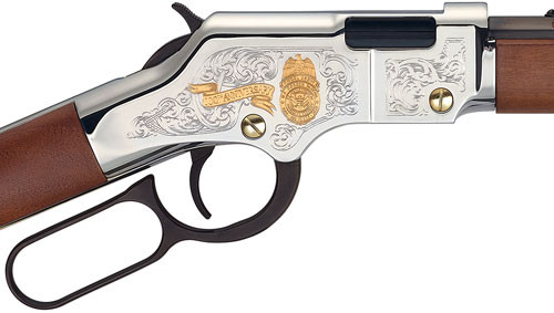 Henry GoldenBoy .22 S/L/LR Lever-Action Rifle with Octagon Barrel and CBP Border Patrol Badge