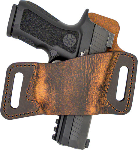 VersaCarry Protector S1 OWB Right-Hand Leather Holster for Small Frame .380 Autos - Brown