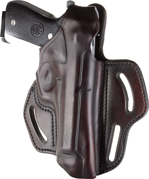 1791 Gunleather BHX4SBRR Outside Waistband Holster for 1911 with Rail, Brown Leather