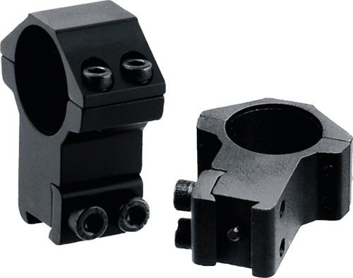 UTG Airgun and Rimfire Rings 1 inch - Black Matte Aluminum Dovetail Mounts RGPM25H4