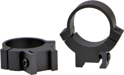 Warne Scope Mounts 721M Medium Matte Steel Rings for 1-inch Tubes