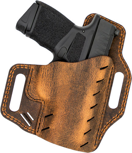 VersaCarry Guardian OWB Leather Belt Slide Holster for Full-Size Handguns - Brown, Part G1BRN