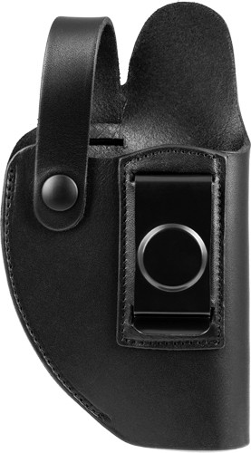 Stealth Operator Full Size Outside Waistband Holster for Large Frame Autos - Black Leather, Multi Fit