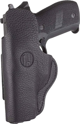 1791 Gunleather SCH4NSBL Inside Waistband Holster for Glock 17 and Similar Autos - Night Sky Black Leather Concealed Carry Holster