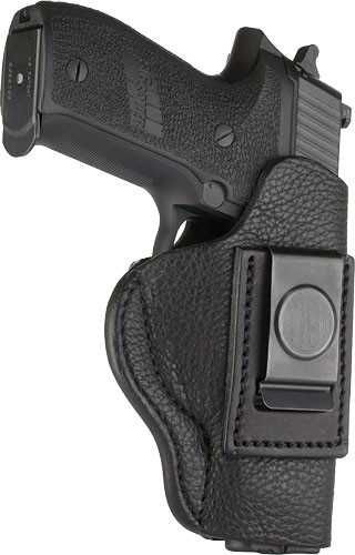 1791 Gunleather SCH4NSBL Inside Waistband Holster for Glock 17 and Similar Autos - Night Sky Black Leather Concealed Carry Holster