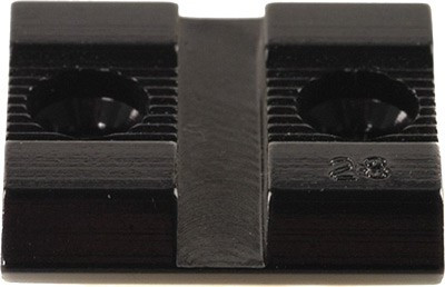 Weaver Base Top Mount #28 Aluminum Scope Mount with Black Gloss Finish