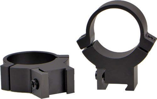 Warne Scope Mounts WA722M 1-Inch High Matte Steel Rings for 3/8-Inch Dovetail
