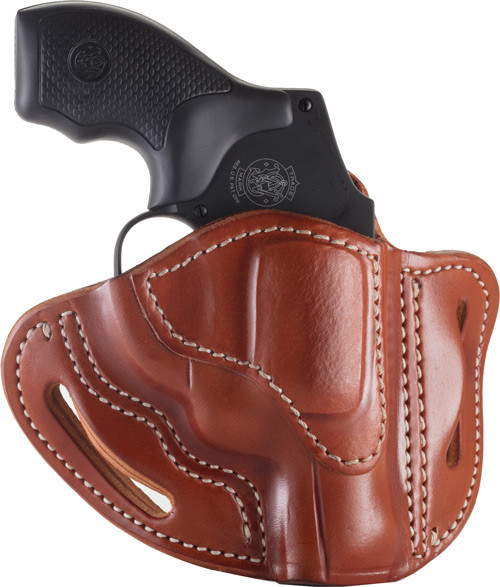1791 Gunleather RVH1 Belt Holster for J-Frame Revolvers - Outside Waistband Carry in Brown Leather