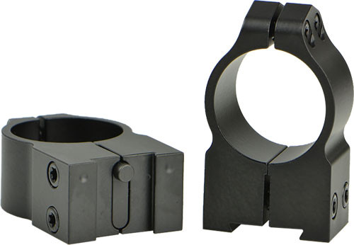 Warne Scope Mounts 1 Inch Tikka High Rings - Black Matte