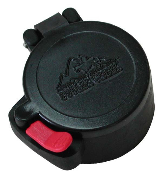 Butler Creek Flip-Open Eyepiece Cover for 16mm Scope - Black Plastic