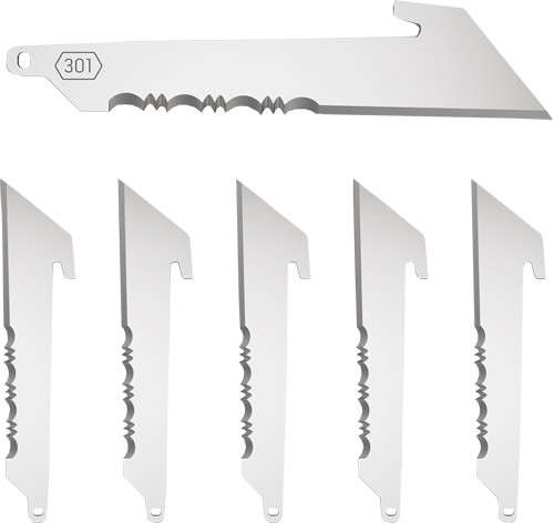 Outdoor Edge RRUS306C 3-Inch Utility Blades (6-Pack)