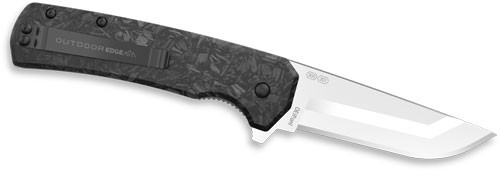 Outdoor Edge Razor VX5 3-Inch Folding Knife with Carbon Fiber Handle