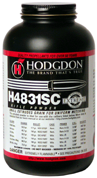 Hodgdon H4831SC Short Grain Powder – 1 Pound Canister for Precision Reloading