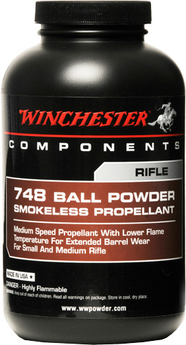 Winchester Powder 748 1 lb Can for Centerfire Rifle Ammunition