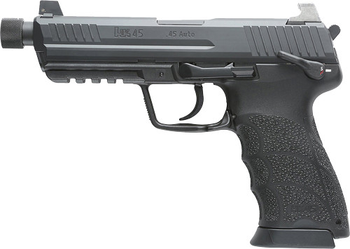 HK HK45T TAC V1 Semi-Auto Pistol 45 ACP with Threaded Barrel and Adjustable Sights
