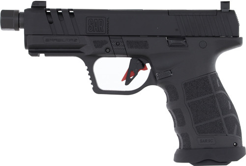 SAR USA SAR9 Compact SOCOM 9mm Pistol with Expanded Magwell and Optic Cut