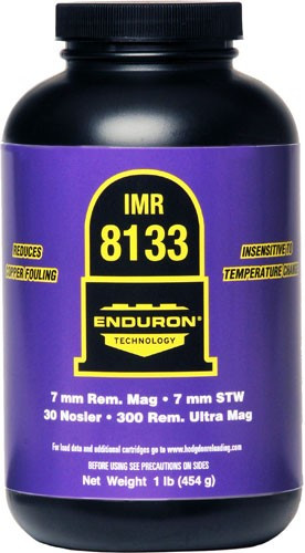 IMR Powder 8133 - 1 Pound for Magnum Cartridges, Slow Burn Rate