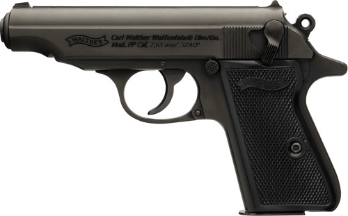 Walther PP 32 ACP Semi-Auto Pistol with 8-Round Magazines in Black