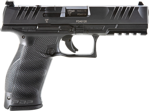 Walther PDP OR 9mm 4-Inch Full-Size Semi-Auto Pistol with Optics-Ready Slide and Two Magazines
