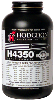 Hodgdon H4350 1 lb. Canister – Extreme Series Rifle Powder for Reliable Performance