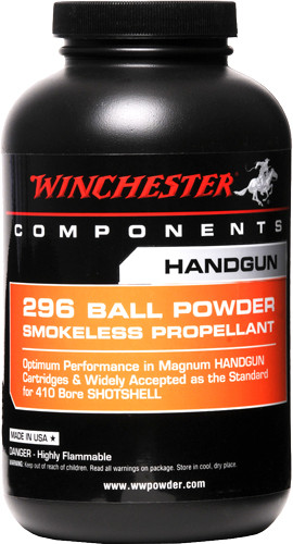 Winchester Powder 296 1 lb Can for .357 Magnum & .410 Bore Ammunition