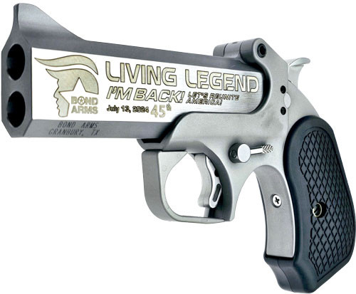 Bond Arms DT47-45/410 President Trump Stainless Steel Break Action Revolver