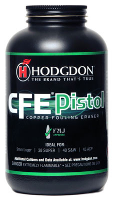 Hodgdon CFE Pistol Powder 1 lb Can - Excellent for Target & Self-Defense Loads