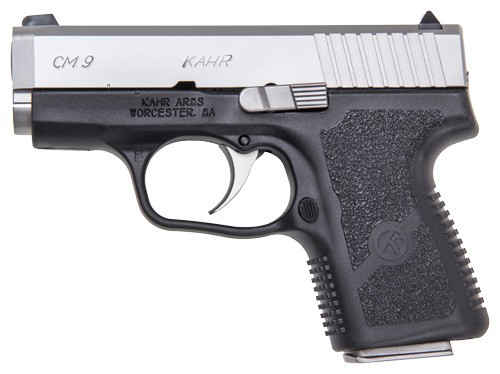 Kahr Arms CM9 9mm FS Semi-Auto Pistol with Stainless Slide and Textured Polymer Grips