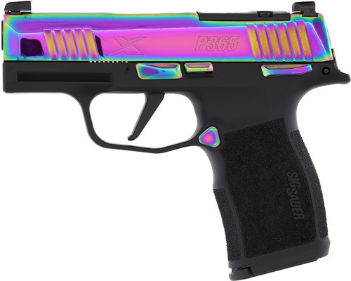 SIG P365X Rainbow 9mm Semi-Auto Pistol with 12-Round Magazines and Night Sights