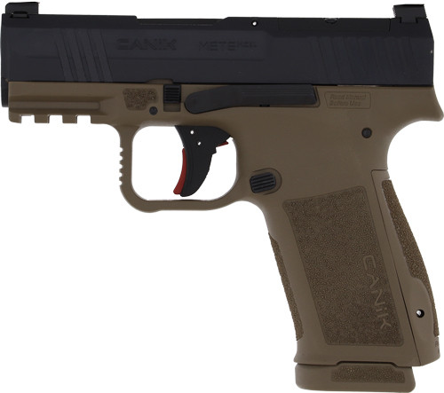 Canik Mete MC9L 9mm Semi-Auto Pistol with 3.18-inch Barrel and Flat Dark Earth Frame