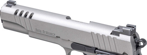 Auto-Ordnance 1911A1 .45 ACP Stainless Steel Semi-Auto Pistol with Combat Day Sights