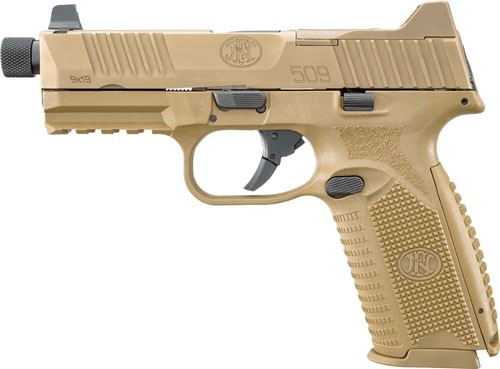 FN America FN 509 Tactical 9mm Luger Semi-Auto Pistol with Flat Dark Earth Finish 66100383