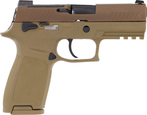 SIG Sauer P320 M18 9mm Semi-Auto Handgun with Night Sights and Optic Compatibility