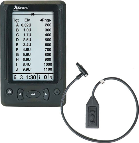 Kestrel Ballistics 0750LRBLK Heads-Up Display with Remote for 5 Series Ballistics Meters