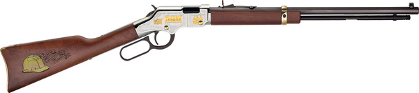 Henry American Construction Tribute Sporting Rifle with Octagon Barrel, 22 Long Rifle, Walnut Stock