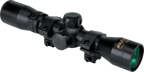 Konus KonusPro Rimfire Rifle Scope with 4x Magnification, 1-Inch Tube, and Engraved Duplex Reticle
