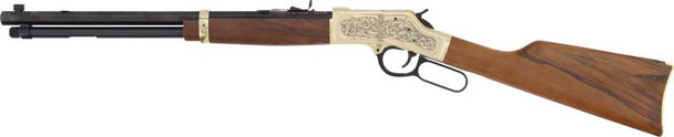 Henry Big Boy Brass .357 Magnum / .38 Special Sporting Rifle with Octagon Barrel and Walnut Stock