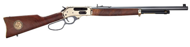 Henry Brass Side Gate 45-70 Sporting Rifle with Octagon Barrel and Walnut Stock H010BWI