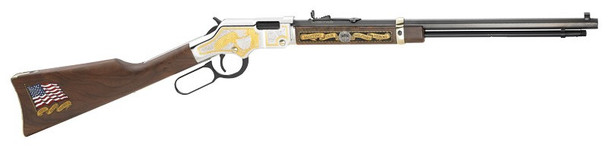 Henry Military Service 2nd Edition Lever-Action Rifle in .22 LR with Octagon Barrel