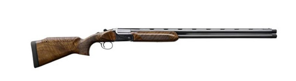 AKKAR 812 Ladies Country 12-Gauge Over/Under Shotgun with Walnut Stock and Blued Finish