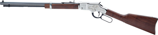 Henry Silver Eagle 2nd Edition Lever Action Rifle .22 LR with Octagon Barrel and Walnut Stock
