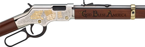 Henry Golden Boy God Bless America .22 Long Rifle Lever-Action Sporting Rifle with Octagon Barrel