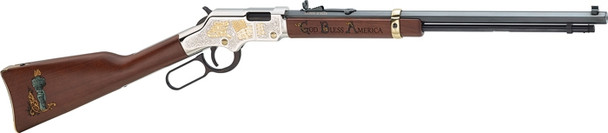 Henry Golden Boy God Bless America .22 Long Rifle Lever-Action Sporting Rifle with Octagon Barrel