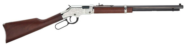Henry Silver Eagle .22 Magnum Lever Action Rifle with Octagon Barrel and Walnut Stock