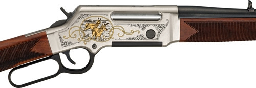 Henry Long Ranger Antelope .243 Winchester Sporting Rifle with Walnut Stock and Gold Inlay