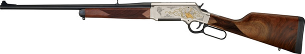 Henry Long Ranger Elk Lever-Action Rifle in .308 Winchester with Walnut Stock and Gold Inlay